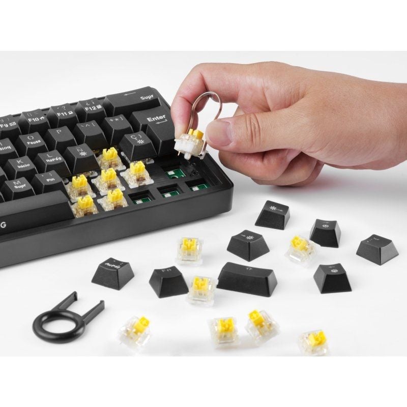 Teclado Mecânico para Jogos Mars Gaming MKMINIPRO / Switch Azul / Preto