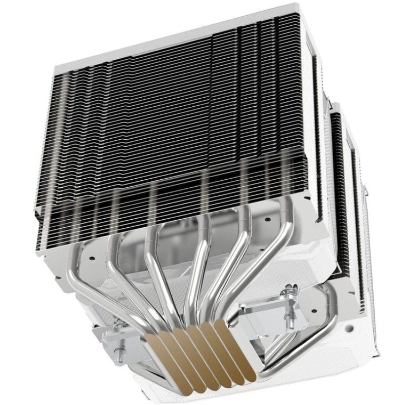 Mars Gaming Ventilador com Dissipador de Calor Duplo Mcpu-xu6 / 2x 12cm / Branco