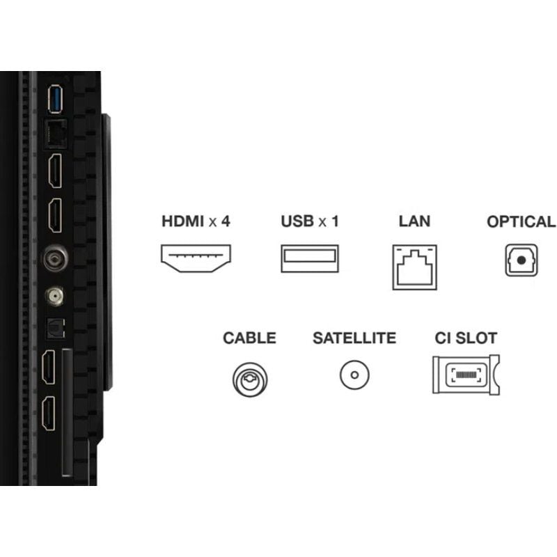 TCL QLED 65P8K TV 65" / Ultra HD 4K / Smart TV / Wifi