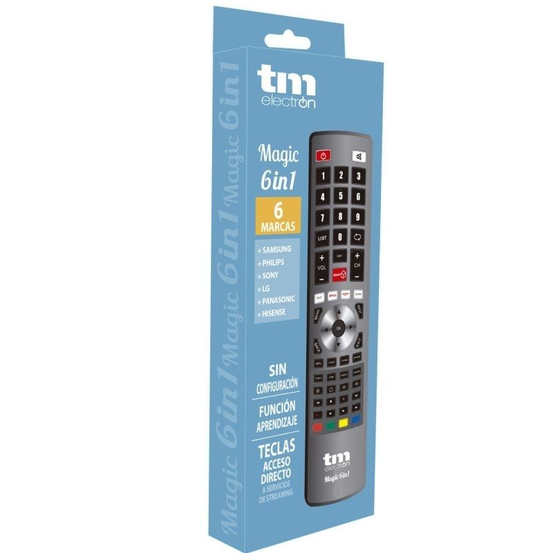 Controlo Remoto Universal Magic 6 em 1 para Televisores Samsung / LG / Sony / Panasonic / Philips /…