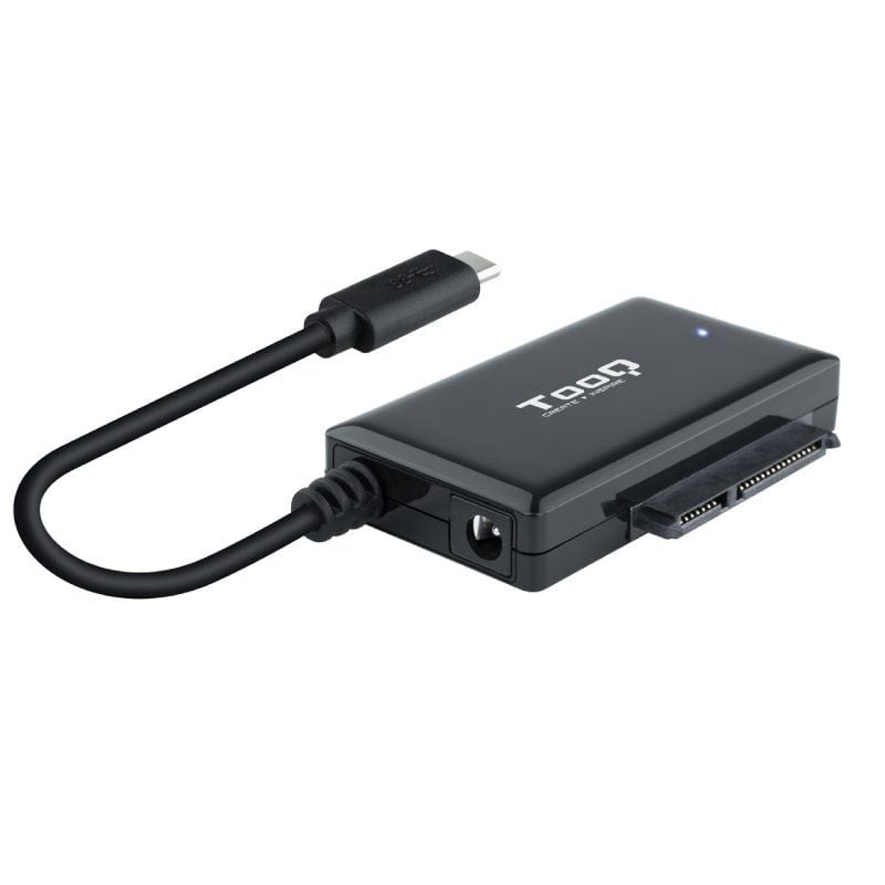 Adaptador de Unidade de Disco Rígido de 2,5" / 3,5" Tooq Tqhda-02c / USB Tipo C Macho - SATA