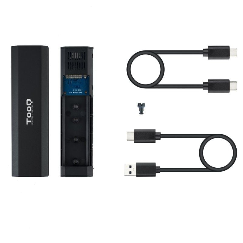 Tooq Tqe-2223b Caixa Externa para SSD M.2 NVME / USB 3.2 / sem Parafusos