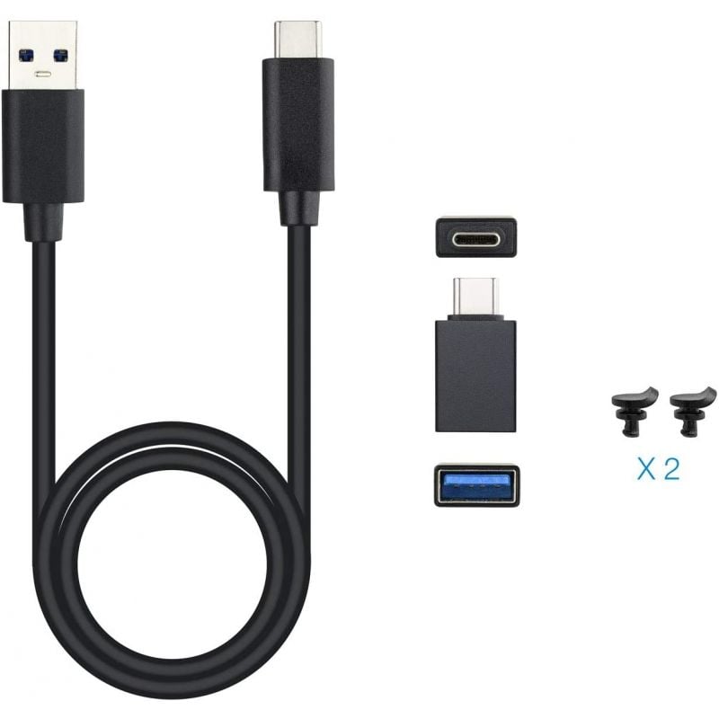 Tooq Tqe-2280b M.2 NVME Caixa Externa para SSD / USB 3.1 / sem Parafusos