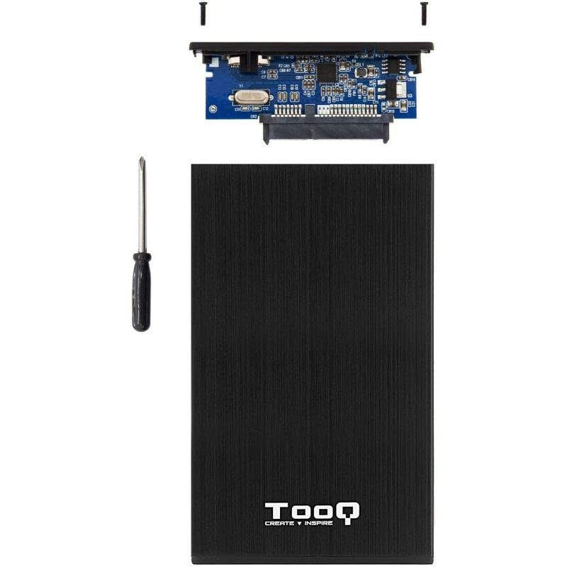 Tooq Tqe-2527b Caixa para Unidade de Disco Rígido Externa de 2,5" / USB 3.1