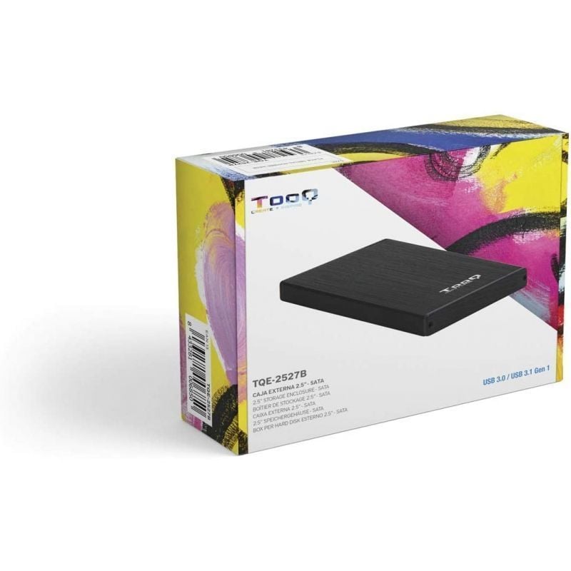 Tooq Tqe-2527b Caixa para Unidade de Disco Rígido Externa de 2,5" / USB 3.1