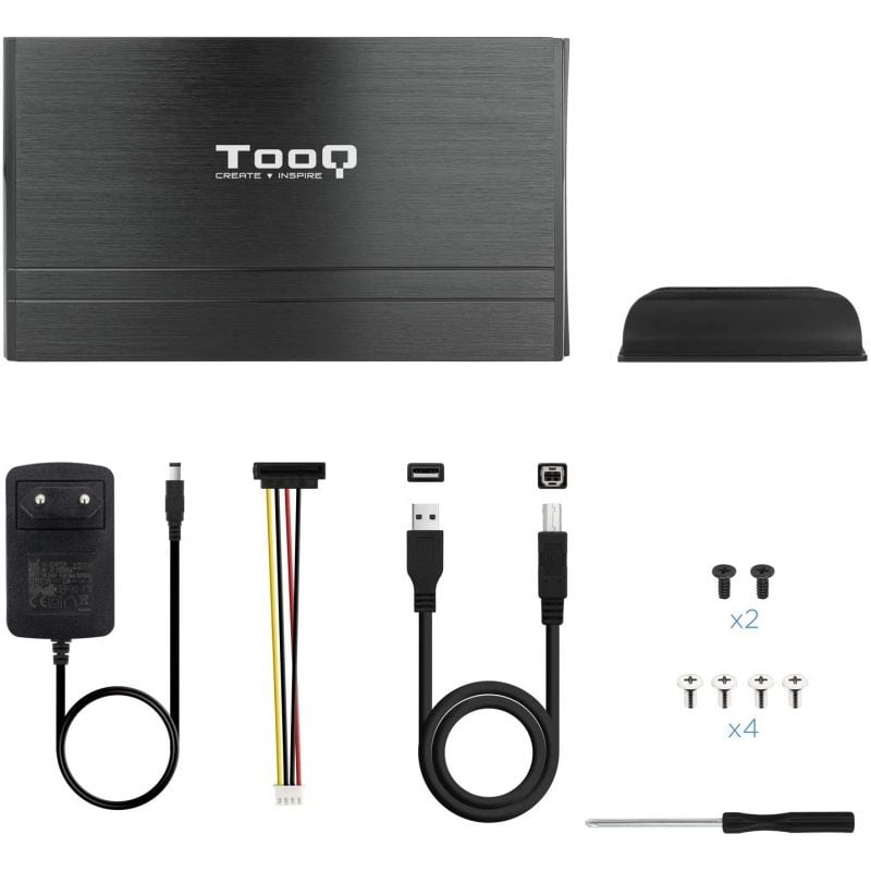 Tooq Tqe-3520b Caixa para Unidade de Disco Rígido Externa de 3,5" / USB 2.0