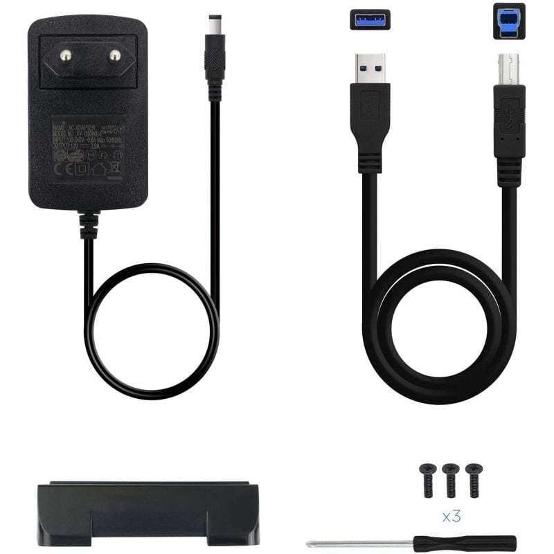 Tooq Tqe-3527b Caixa para Unidade de Disco Rígido Externa de 3,5" / USB 3.1