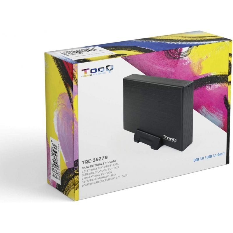 Tooq Tqe-3527b Caixa para Unidade de Disco Rígido Externa de 3,5" / USB 3.1