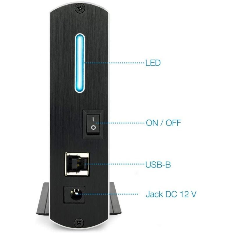 Tooq Tqe-3531b Caixa para Unidade de Disco Rígido Externa de 3,5" / USB 2.0
