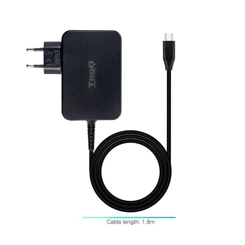 Carregador Gan para Portátil Tooq Tqlc-usbcgan90pd USB Tipo C / 90W / Automático / Tensão 5-20v