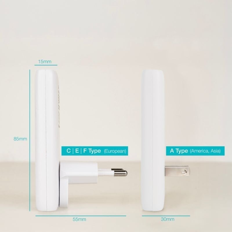 Carregador de Parede Universal de Viagem Tooq Gan Tqwc-gansl65w1a1c / 1xusb Type-c / 1xusb / 65W