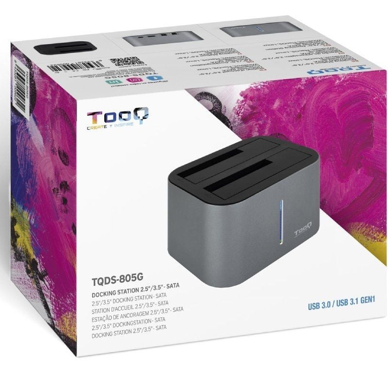 Estação de Ancoragem para Unidades de Disco Rígido Tooq Tqds-805g