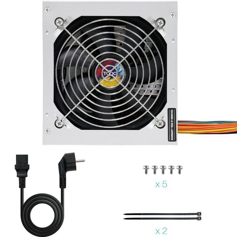 Fonte de Alimentação Tooq Tqapolo-550sp / 550W / Ventoinha de 12cm