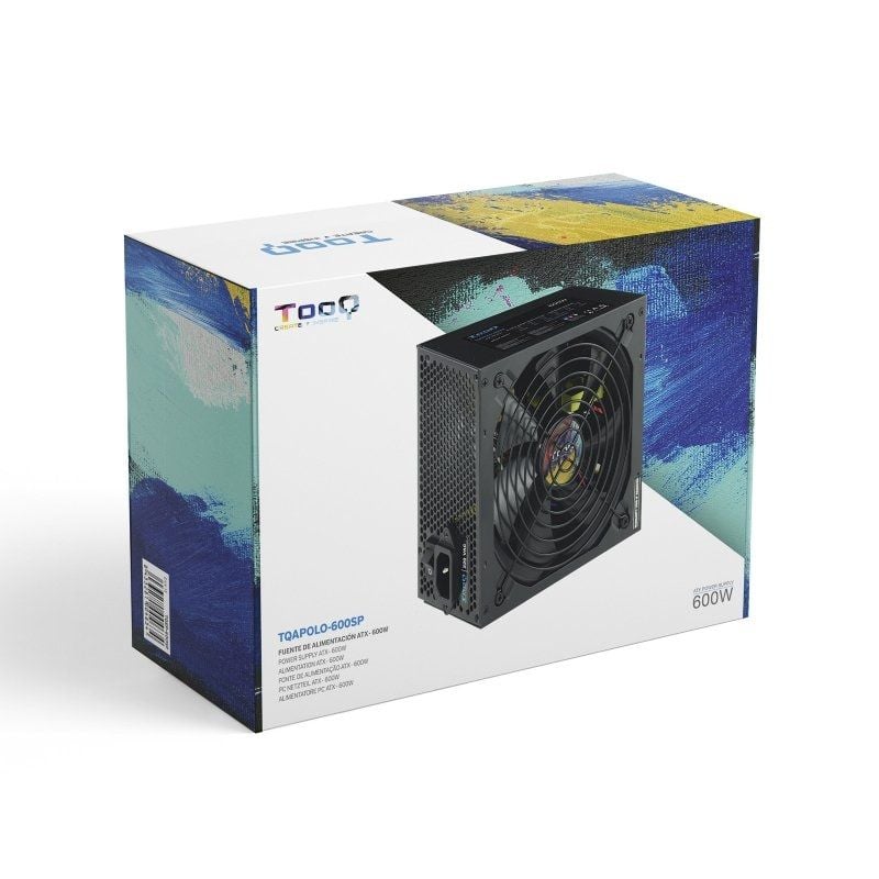 Fonte de Alimentação Tooq Tqapolo-600sp / 600W / Ventilador de 14cm