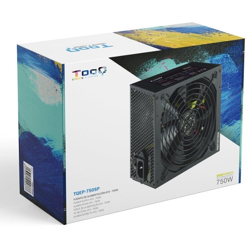 Fonte de Alimentação Tooq Tqapolo-750sp / 750W / Ventoinha 14cm