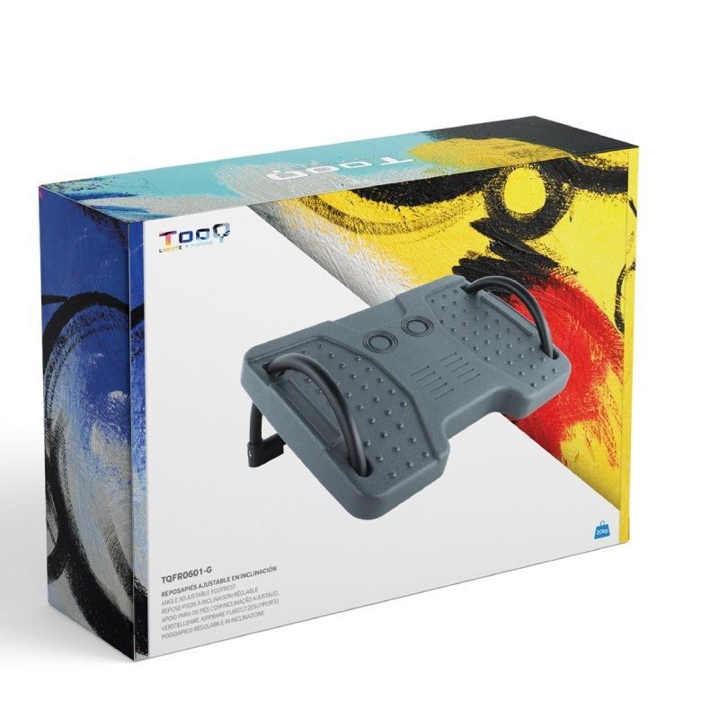 Apoio de Pés Ajustável / Inclinável Tooq Tqfr0601-g / 424 X 305 X 145 Mm