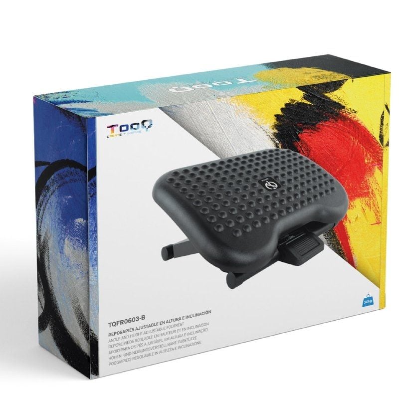 Apoio de Pés Ajustável / Inclinável Tooq Tqfr0603-b / 460 X 340 Mm
