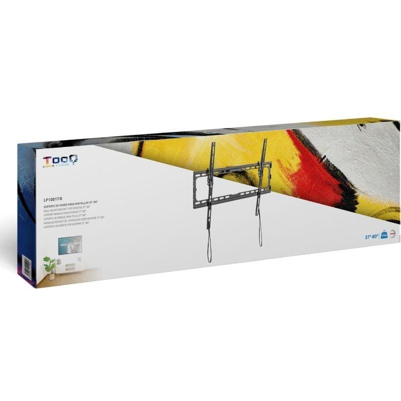 Tooq Lp1081t-b Suporte de Parede Fixo / Inclinável Tooq Lp1081t-b para TV 37-80" / Até 45kg