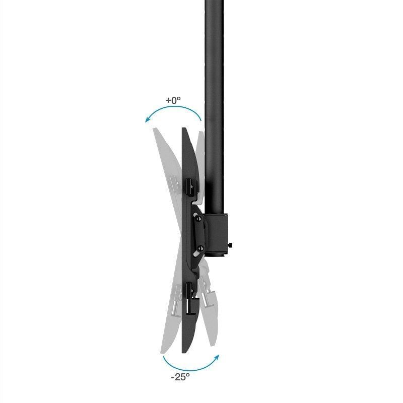 Tooq Lpce1175tsli-xl-b Suporte de Teto Giratório / Inclinado / Nivelado para TV 32-75" / Até 60kg