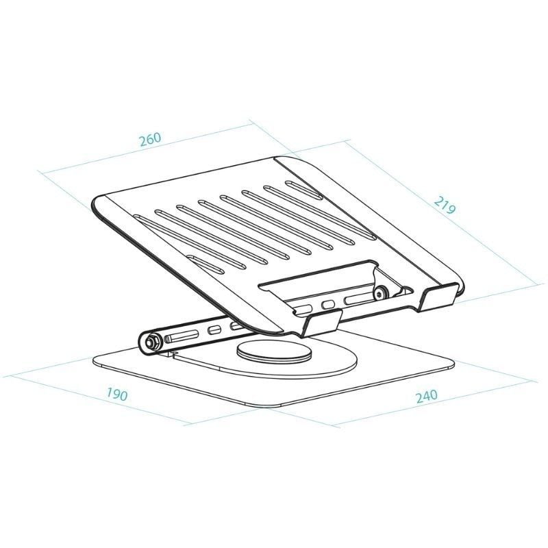 Tooq Ph-dafne-s Suporte para Computador Portátil / Tablet para Computador Portátil / Tablet Até 17".