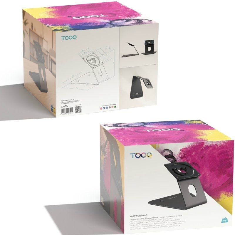 Tooq Tqatwm3401-b Suporte de Parede / Suporte para Tablet Antirroubo para Tablet / Preto