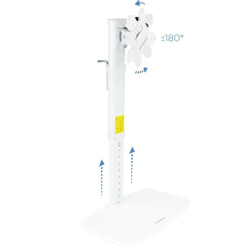 Tooq Db1127tn-w Suporte de Mesa para Monitor / Giratório / Inclinado / Até 6kg