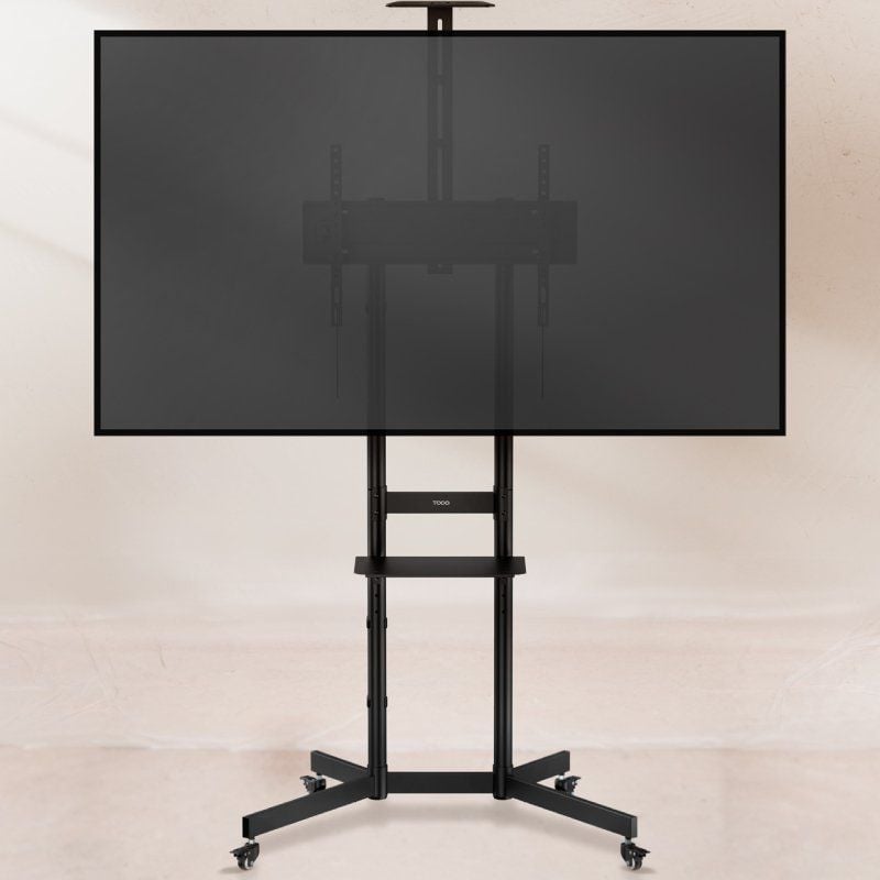 Tooq NEFERTITI Fs1151m-b Suporte de Chão Inclinável com Rodízios para Tvs 37-70" / Até 70kg