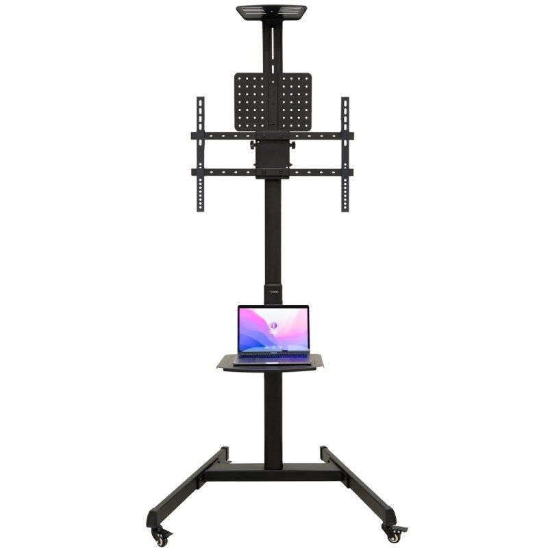 Tooq Fs1184m-b Suporte de Chão Inclinável com Rodízios para TV 35-70" / Até 70kg