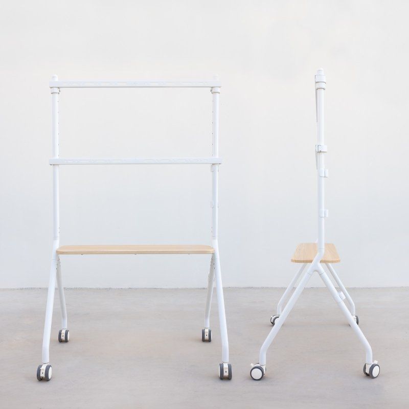 Tooq Ilove Fs20207m-w Suporte de Chão com Rodízios para TV 49-80" / Até 50kg