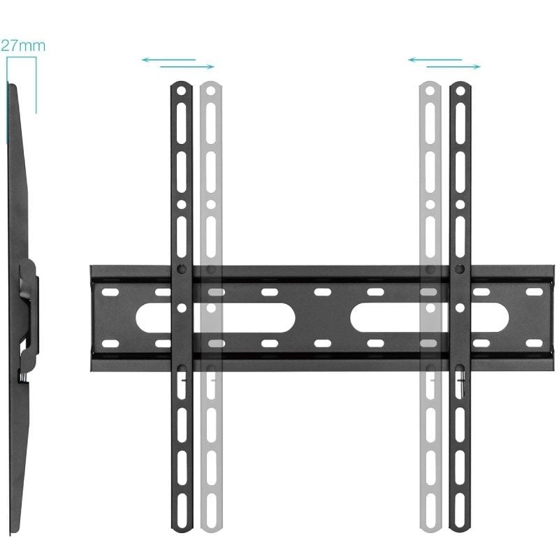 Tooq Lp1072f-b Suporte de Parede Fixo Tooq Lp1072f-b para Televisores de 32-70" / Até 45kg