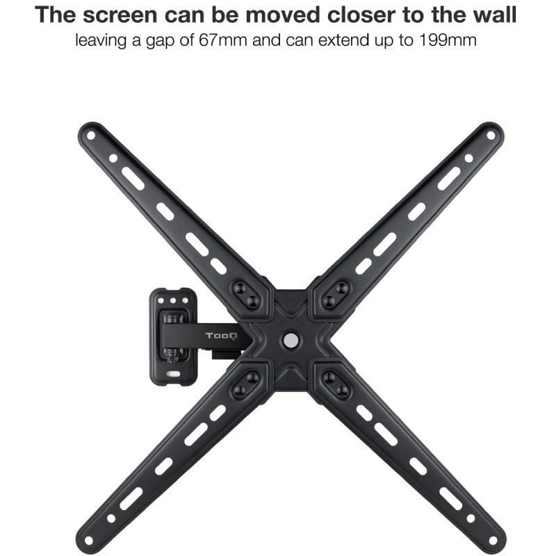 Tooq Lp1355tn-b Suporte de Parede Extensível / Giratório / Inclinável para TV 13-55" / Até 25kg