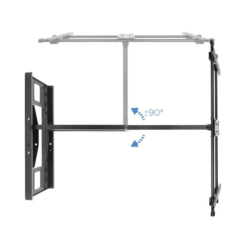 Suporte de Parede Inclinável / Giratório Tooq Lp4380xl-b para Televisores de 43-80" / Até 50kg