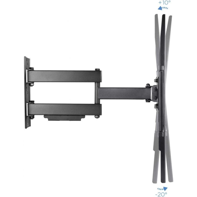 Suporte de Parede Inclinável / Giratório Tooq Lp6070tn-b para Televisores de 37-70" / Até 50kg