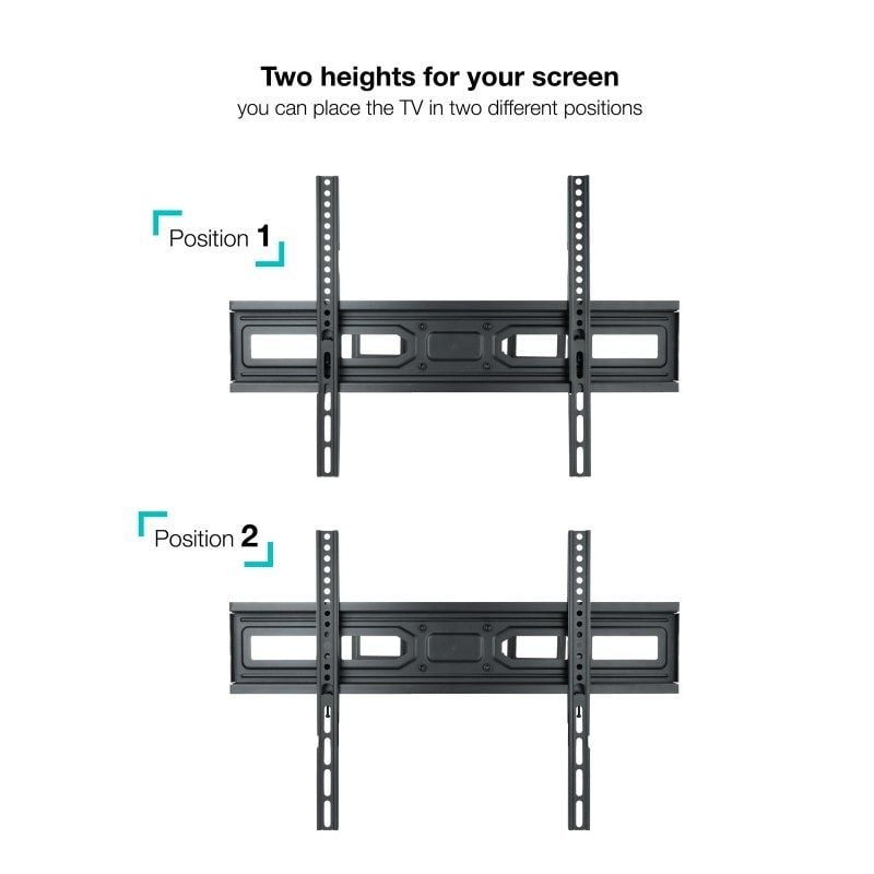 Suporte de Parede Tooq Lp7866tn-b Giratório / Inclinado / Nivelado para TV 37-80" / Até 40kg