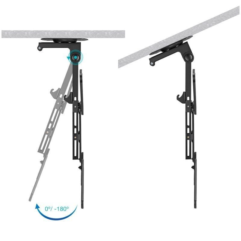 Tooq Lpce1123tsli-b Suporte de Teto Giratório / Inclinável para TV 23-55" / Até 20kg