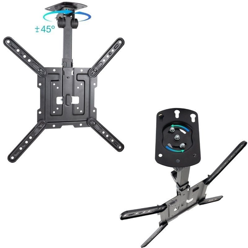 Tooq Lpce1123tsli-b Suporte de Teto Giratório / Inclinável para TV 23-55" / Até 20kg