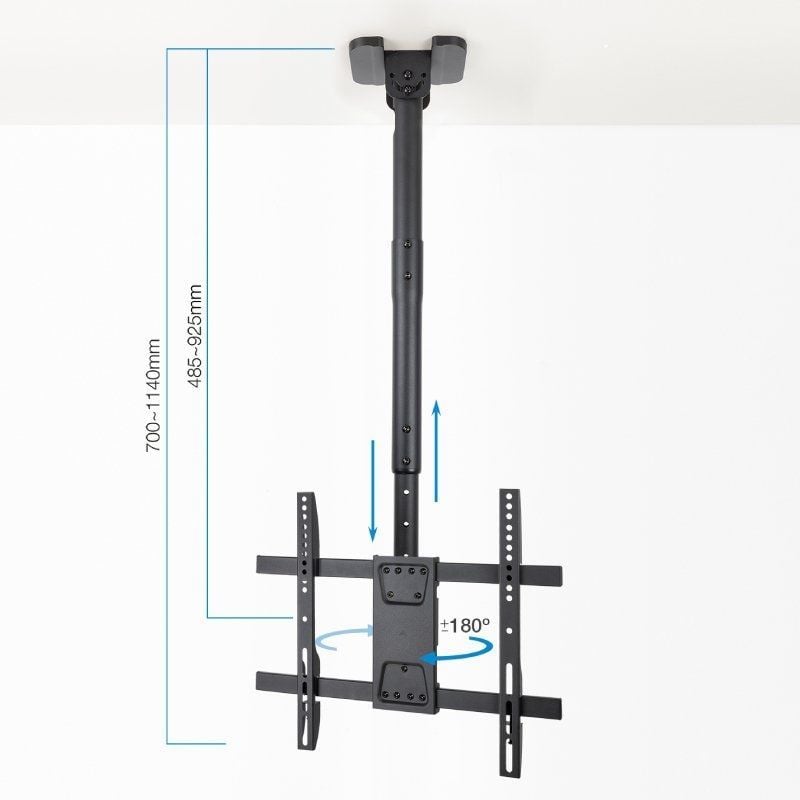 Tooq Lpce1175tsli-b Suporte de Teto Giratório / Inclinado / Nivelado para Televisores de 32-75" / A…