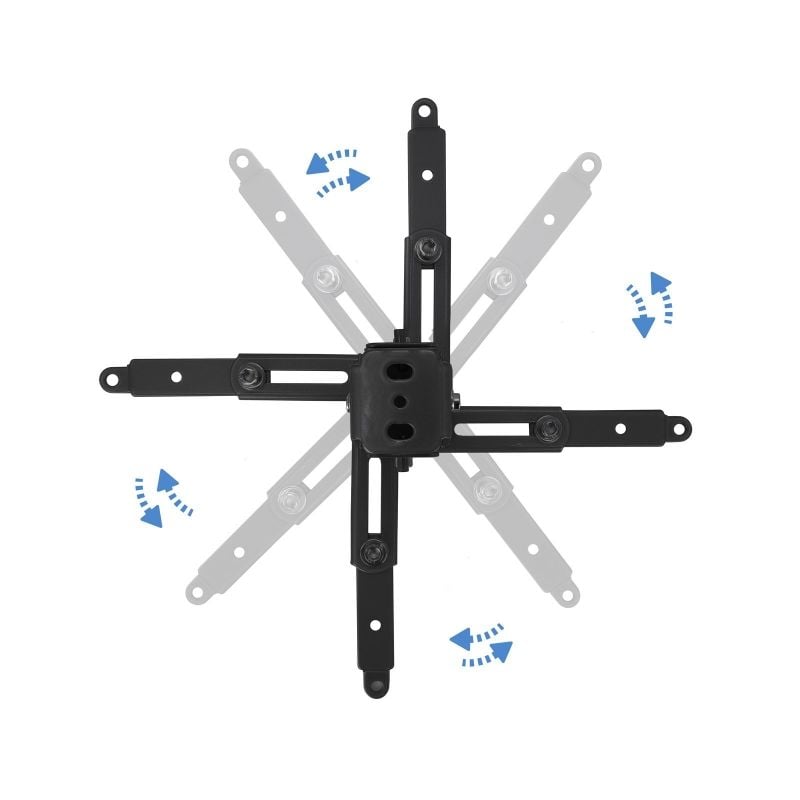 Suporte de Teto para Projetor Tooq Tooq Pj2012t-b / Inclinável / Até 20kg