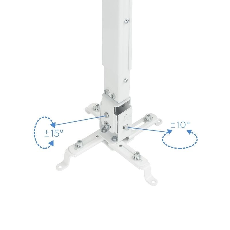 Suporte de Teto para Projetor Tooq Tooq Pj2012t-w / Inclinação / Até 20kg