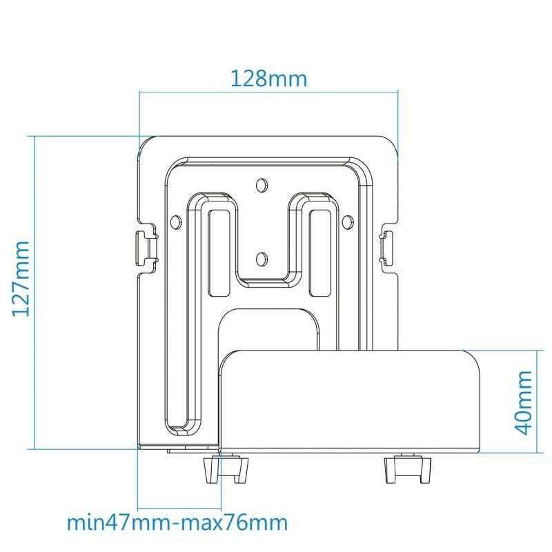 Tooq TQMPM4776 Suporte Universal Tooq TQMPM4776 para Router, Minipc / Até 5kg