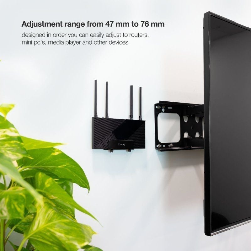 Tooq TQMPM4776 Suporte Universal Tooq TQMPM4776 para Router, Minipc / Até 5kg