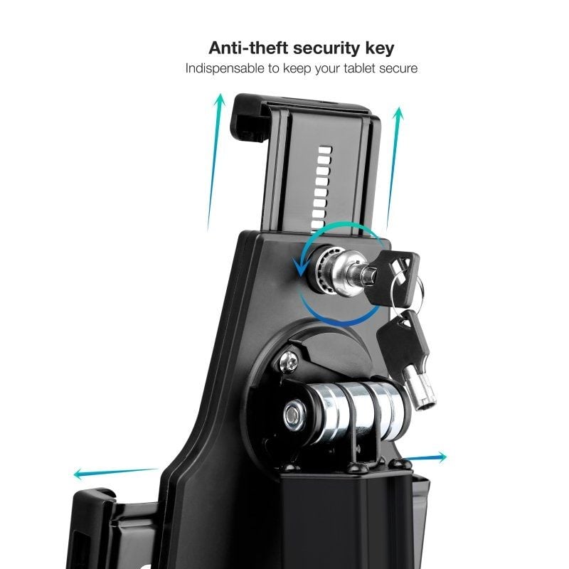 Tooq TQTDS0811 Suporte para Tablet com Antirroubo / Preto
