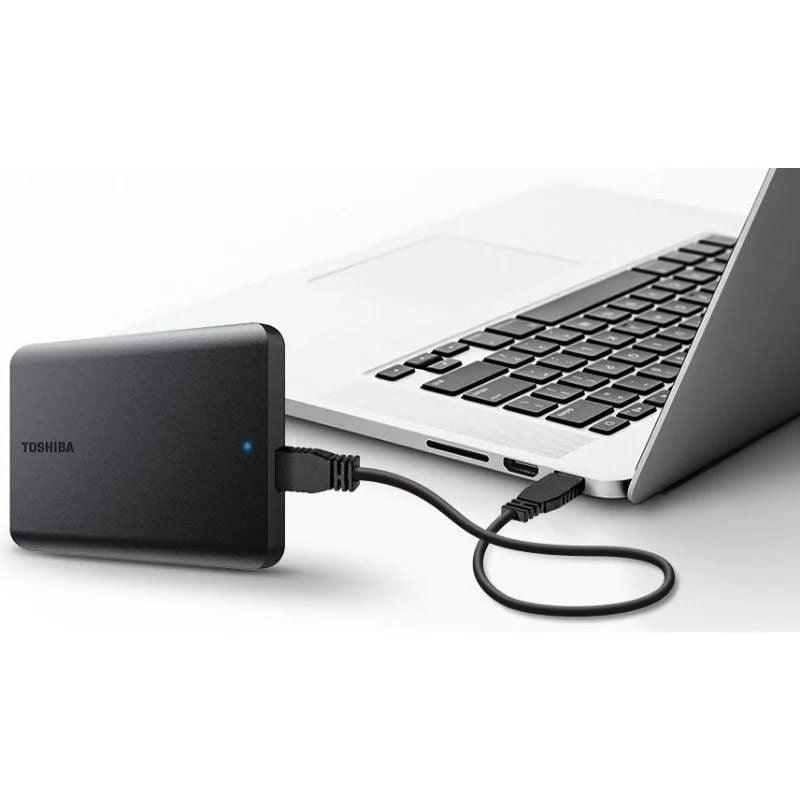 Unidade de Disco Rígido Externa Toshiba 2TB Canvio Basics 2022 2,5" / USB 3.2