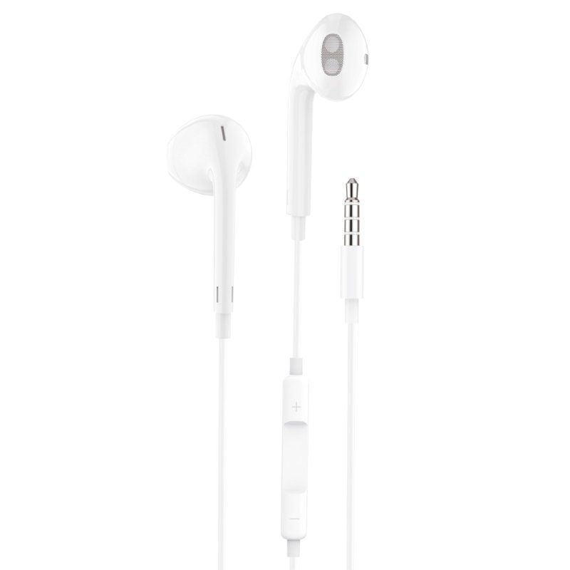 Tech One Tech Eartech TEC1001 Auscultadores Intra-auriculares / com Microfone / Jack 3.5 / Branco