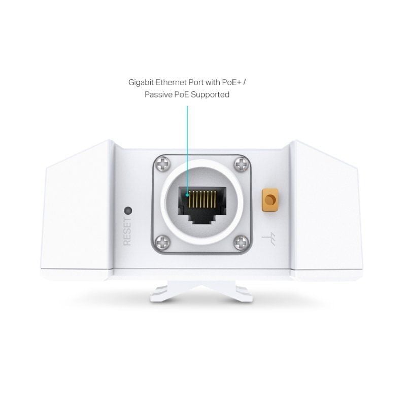 Ponto de Acesso sem Fios Tp-link Omada Eap650-outdoor / Wifi 6 / Poe+ / 3000mbps / 2.4ghz 5ghz / An…
