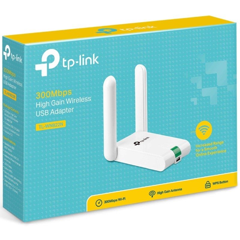 USB - Adaptador Wifi Tp-link Tl-wn822n / 300mbps