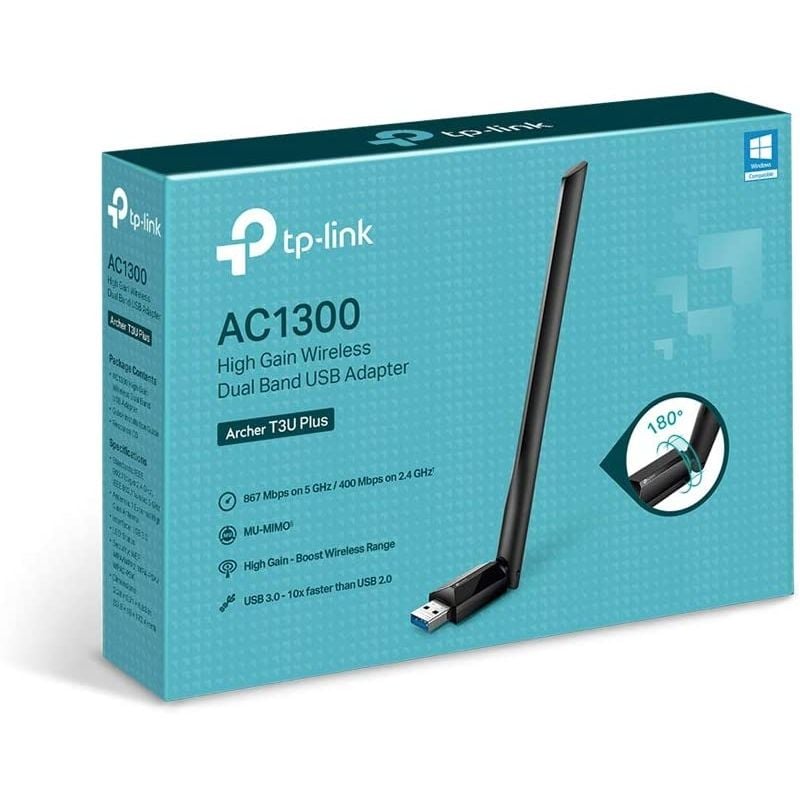 Tp-link Archer T3U Plus USB - Adaptador Wifi / 867mbps