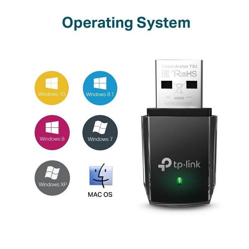 Tp-link Archer T3U AC1300 / 1300mbps USB - Mini Adaptador Wifi