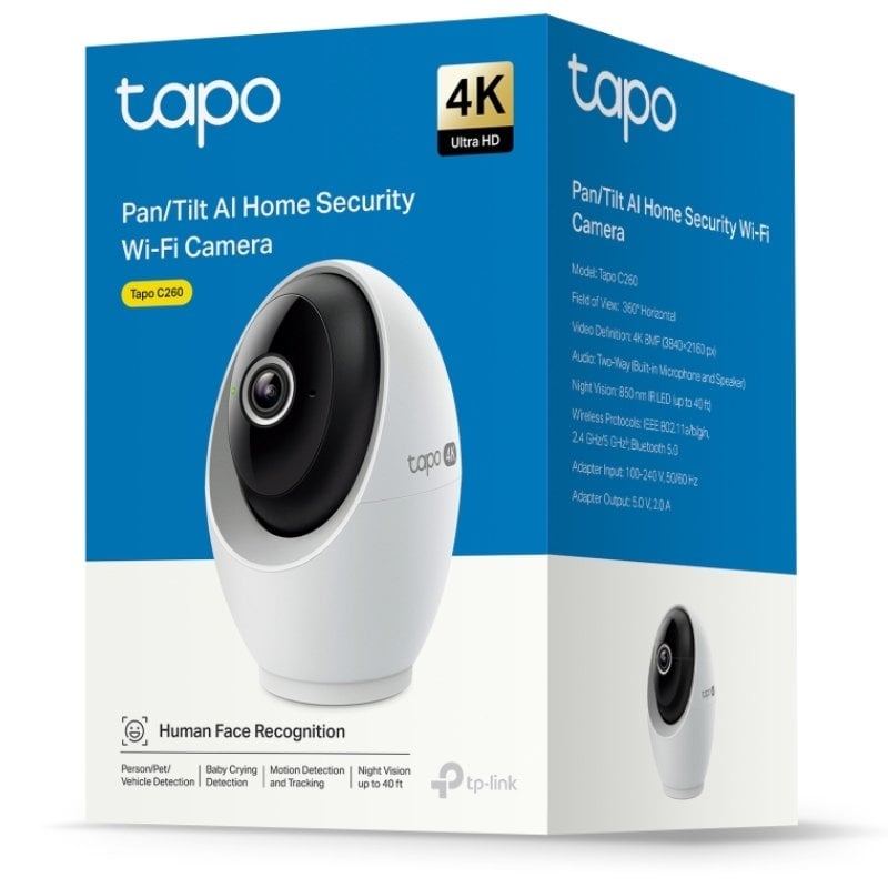 Tp-link Tapo C260 Câmara de Videovigilância / Visão Nocturna / Controlo a Partir da APP