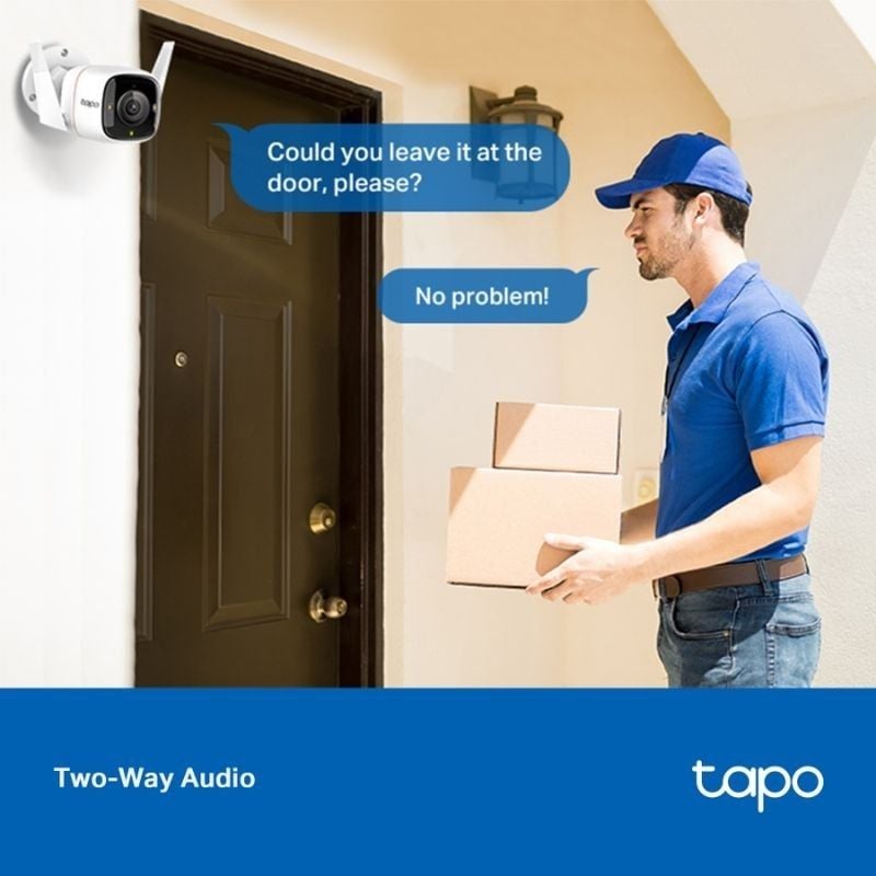 Tp-link Tapo C320WS Câmara de Videovigilância / Visão Nocturna / Controlo a Partir da APP